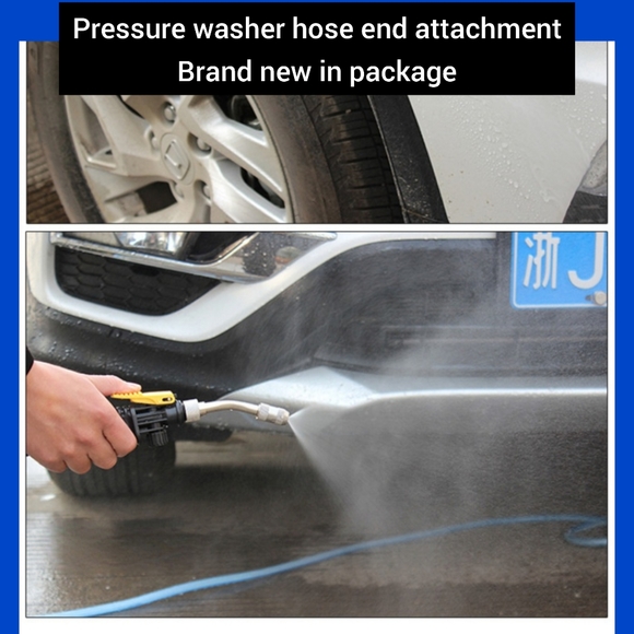 Pressure washer hose end attachment Brand new in package black color - Picture 5 of 8